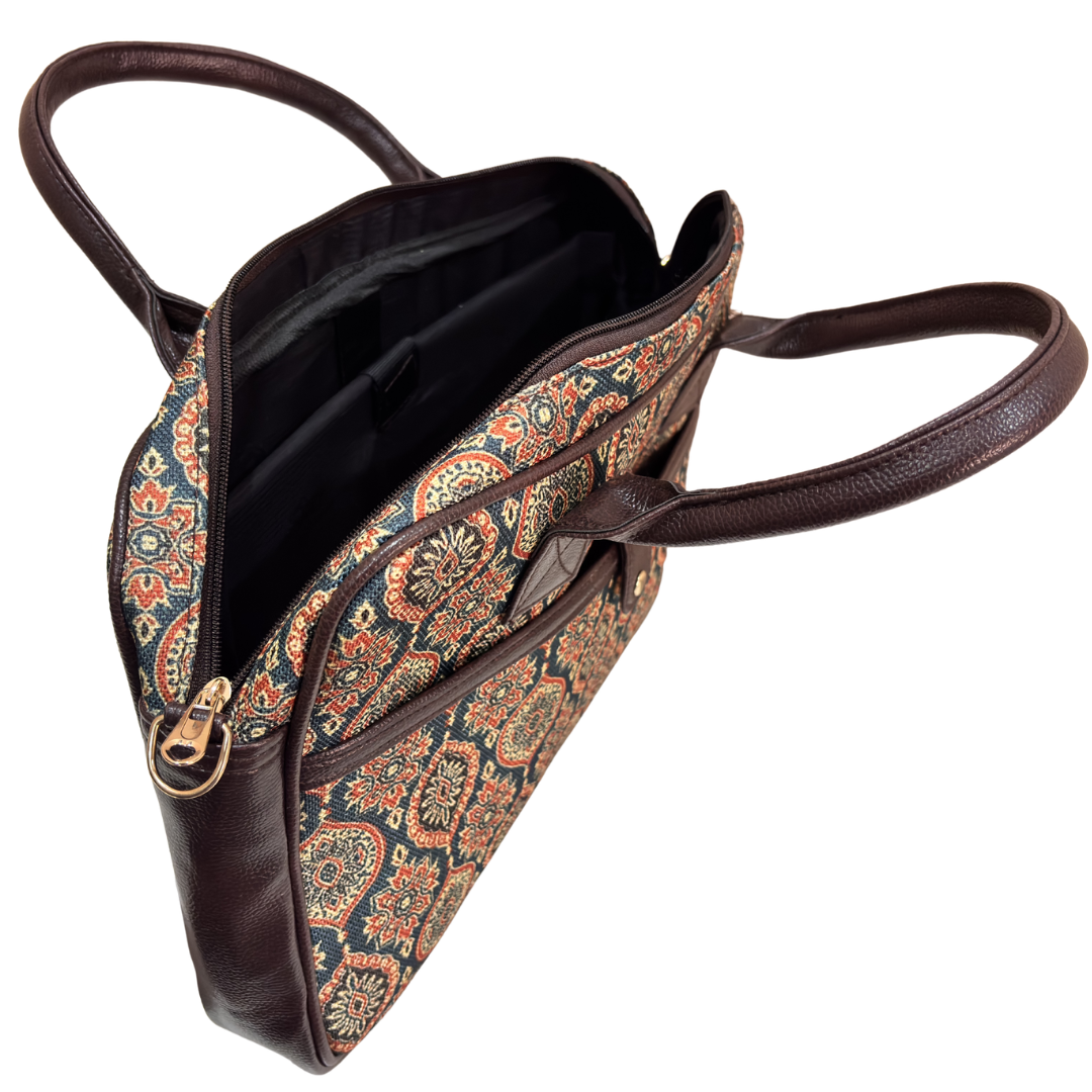 Unisex Laptop Bag | 19x17 inches |The House of RajPadmini