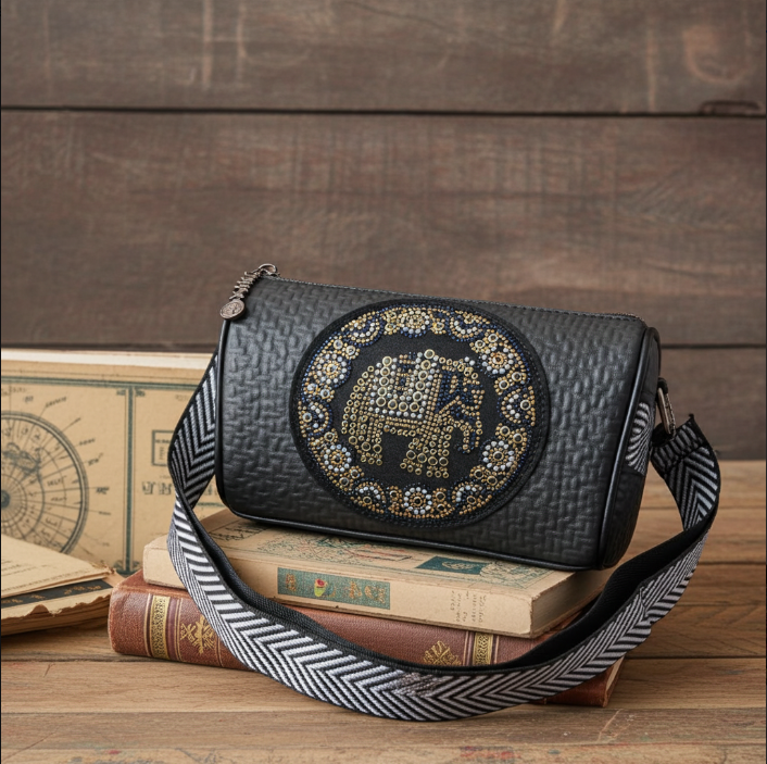 The House of RajPadmini Elephant Crossbody Sling Bag
