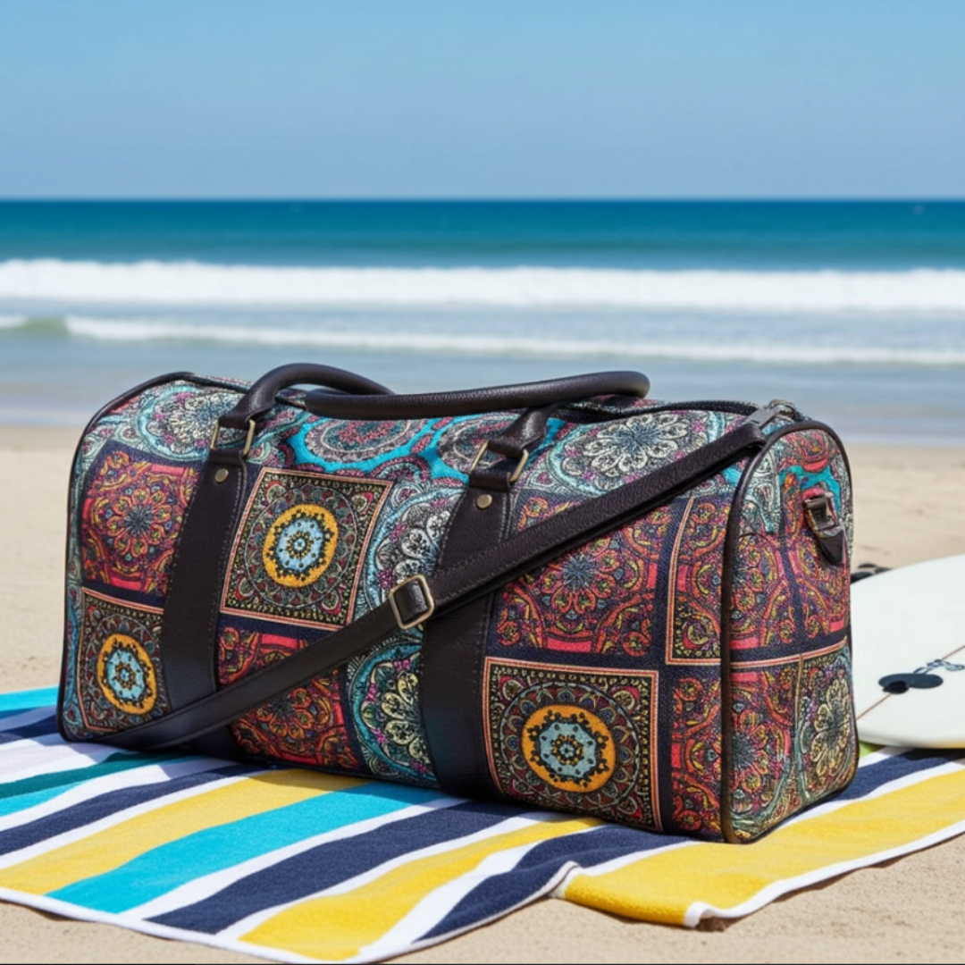 The Jaipur Mandala Duffle - Bazaar of Dreams Collection