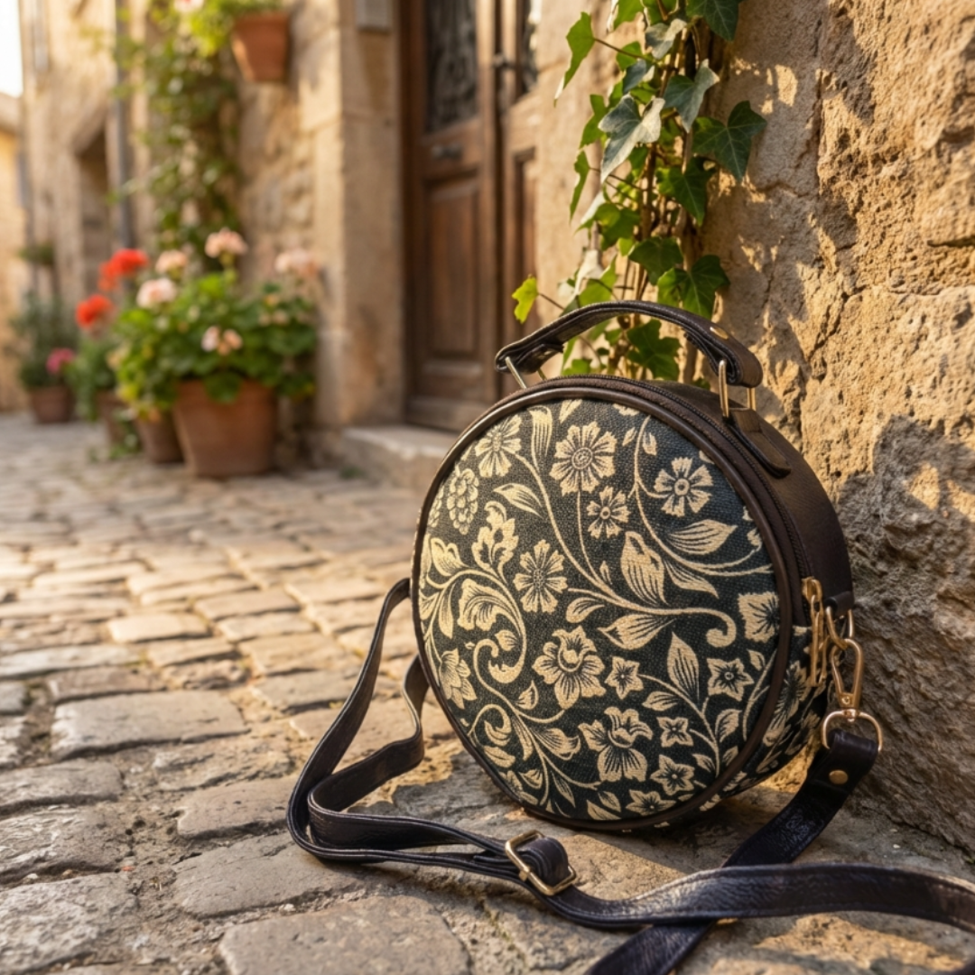 The House of RajPadmini Round Crossbody Sling Bag