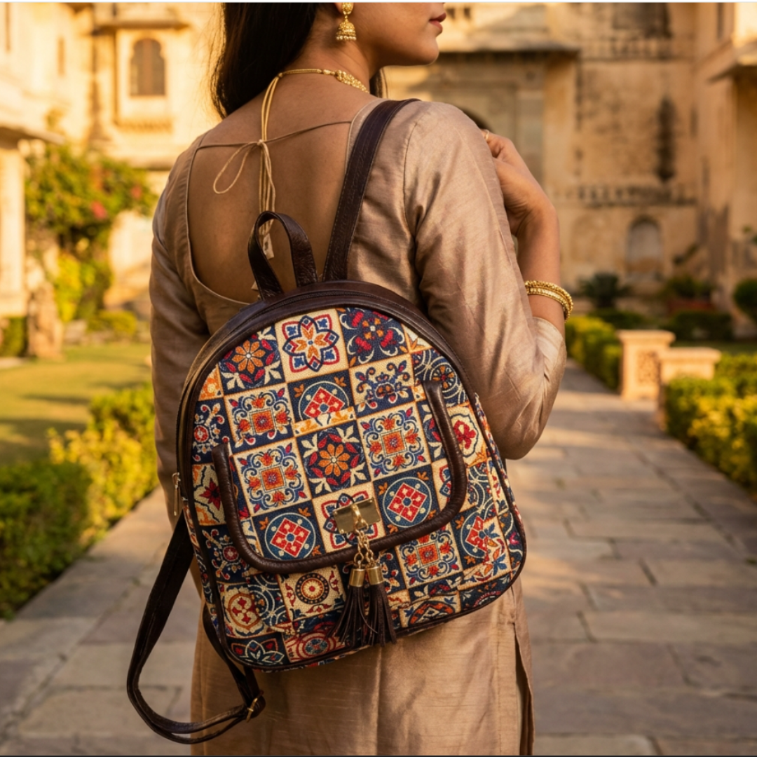 The Harkara Messenger Backpack Convertible Sling - Palace Runner Collection