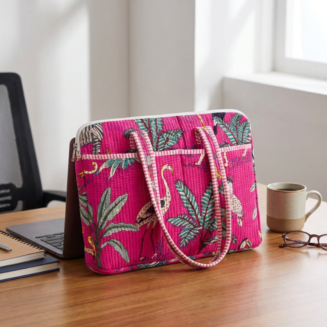 The House of RajPadmini Quilted Laptop Sleeve